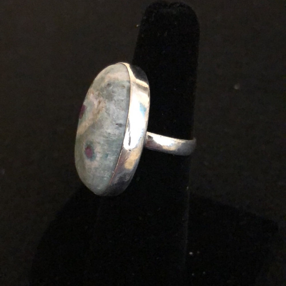 Ruby Fuchsite Gemstone Ring Size 7 Nwot - image 2